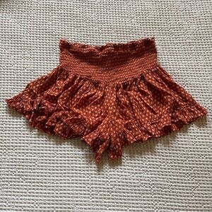 Ruffle Mini Shorts